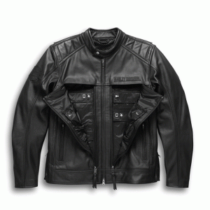 Men's Synthesis Pocket System Leather Jacket