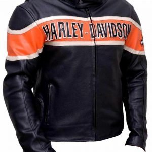 Harley Davidson Biker Leather Jacket - New Year 2021 Special Jacket !