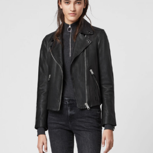 Dalby Leather Biker Jacket