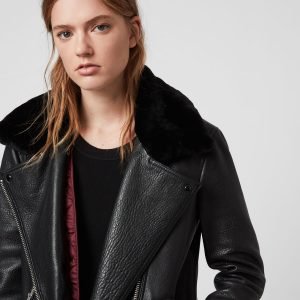 Maizie 2-In-1 Leather Biker Jacket