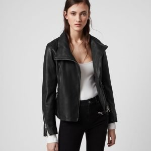 Ellis Leather Biker Jacket