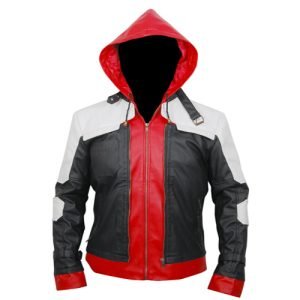 Batman Arkham Knight Faux Leather Jacket & Leather Vest