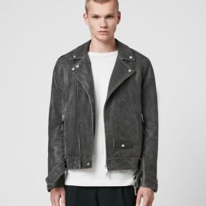 Arashi leather biker jacket