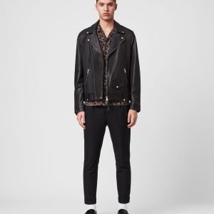 Milo leather biker jacket