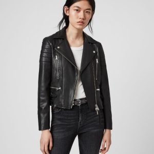 Halley Leather Biker Jacket