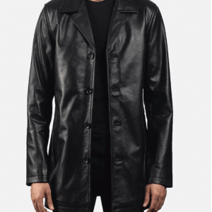 Classmith Black Leather Coat