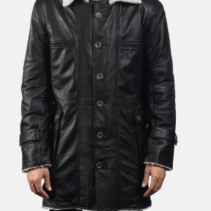 Storm Nite Black Suede Coat
