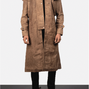 Maverick Brown Leather Duster